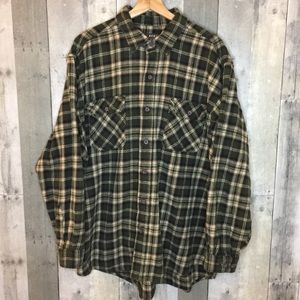 Moose Creek Green Cotton Flannel